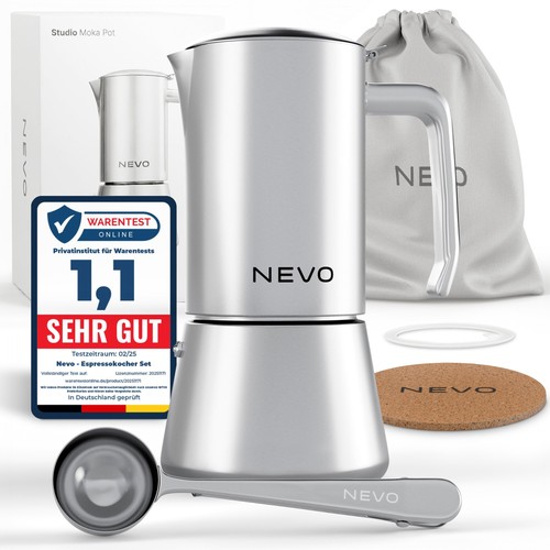Nevo espressokocher edelstahl - nevo,